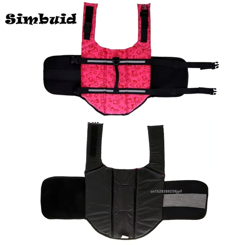 Dog Life Jacket – Reflective Safety Vest with Enhanced Buoyancy for Large Dogs