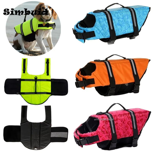 Dog Life Jacket – Reflective Safety Vest with Enhanced Buoyancy for Large Dogs