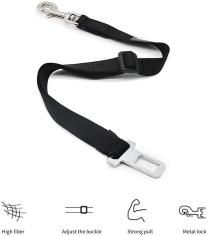 Pet Car Seat Belt Harness – Adjustable Safety Restraint for Dogs &amp; Cats
