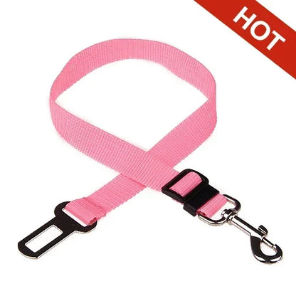 Pet Car Seat Belt Harness – Adjustable Safety Restraint for Dogs &amp; Cats