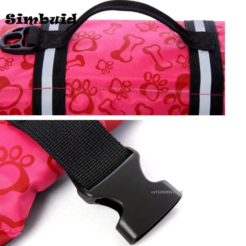 Dog Life Jacket – Reflective Safety Vest with Enhanced Buoyancy for Large Dogs