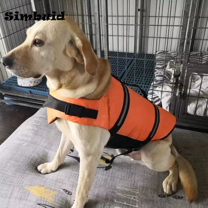 Dog Life Jacket – Reflective Safety Vest with Enhanced Buoyancy for Large Dogs