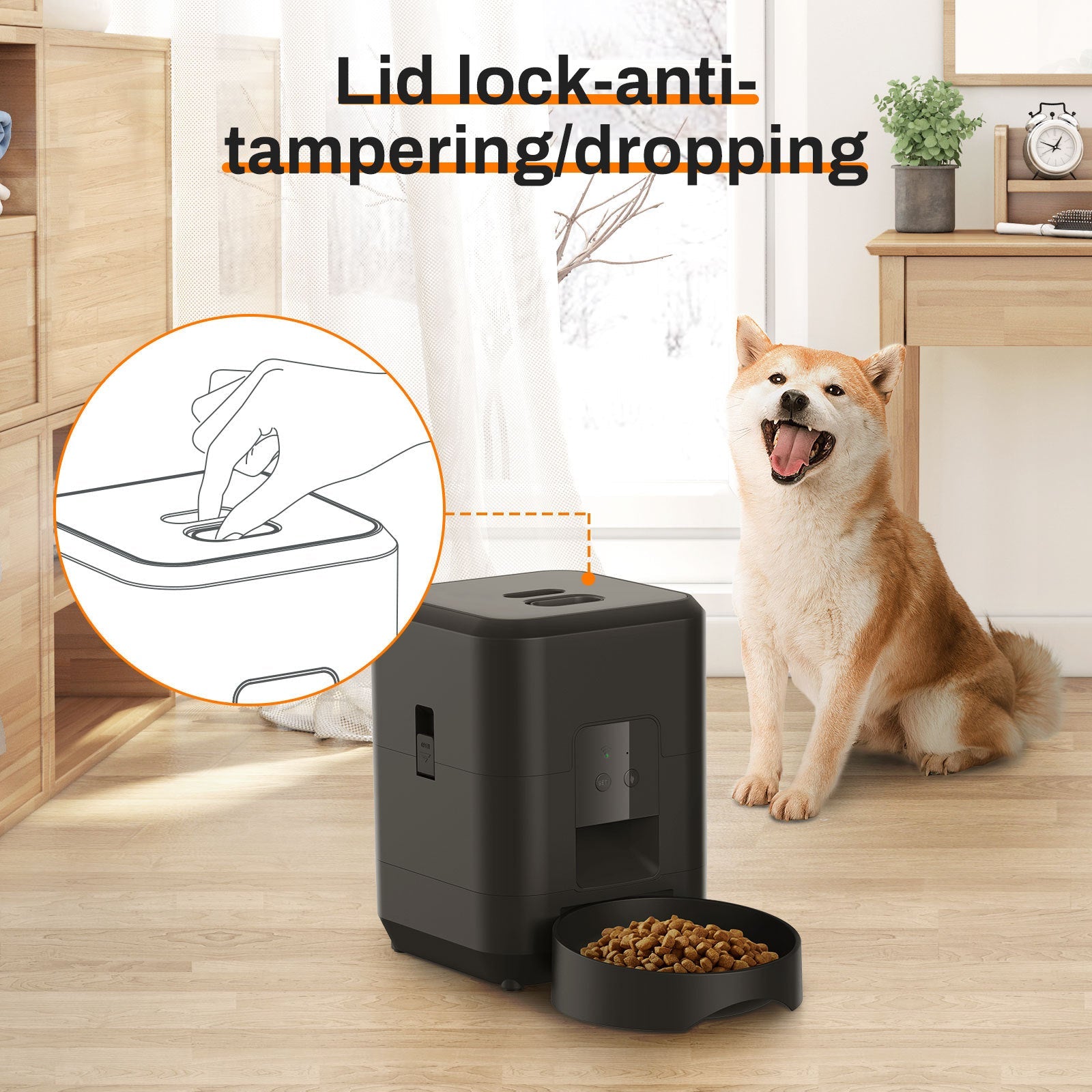 HEYBO Smart Pet Feeder | Automatic, 2L Capacity for Cats & Dogs